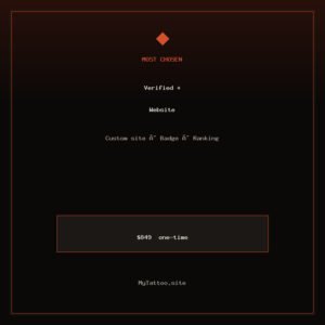 Verified + Website (One-time)